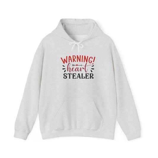 Valentine's - Unisex Heavy Blend™ Hooded Sweatshirt - Warning Heart Stealer