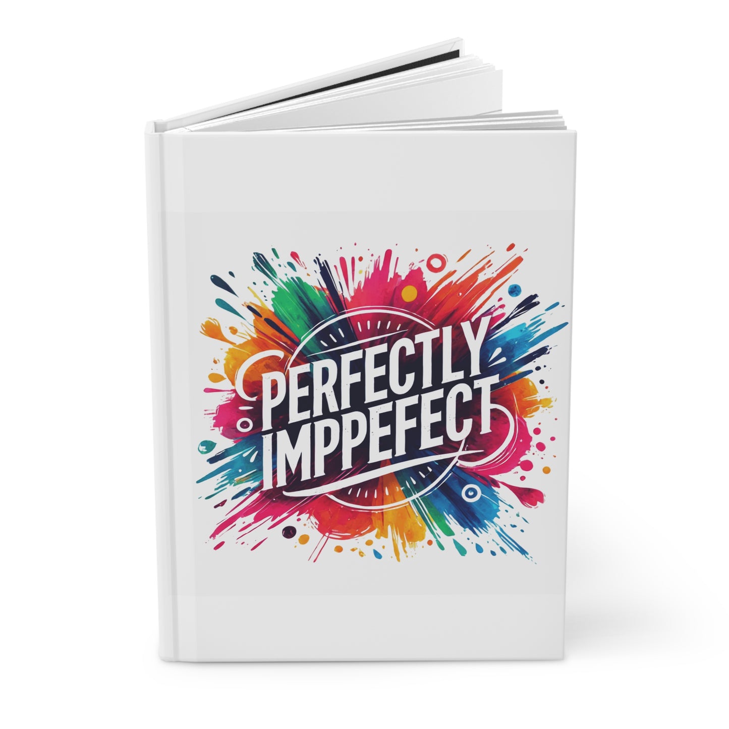 Hardcover Journal Matte - Perfectly Imperfect - White