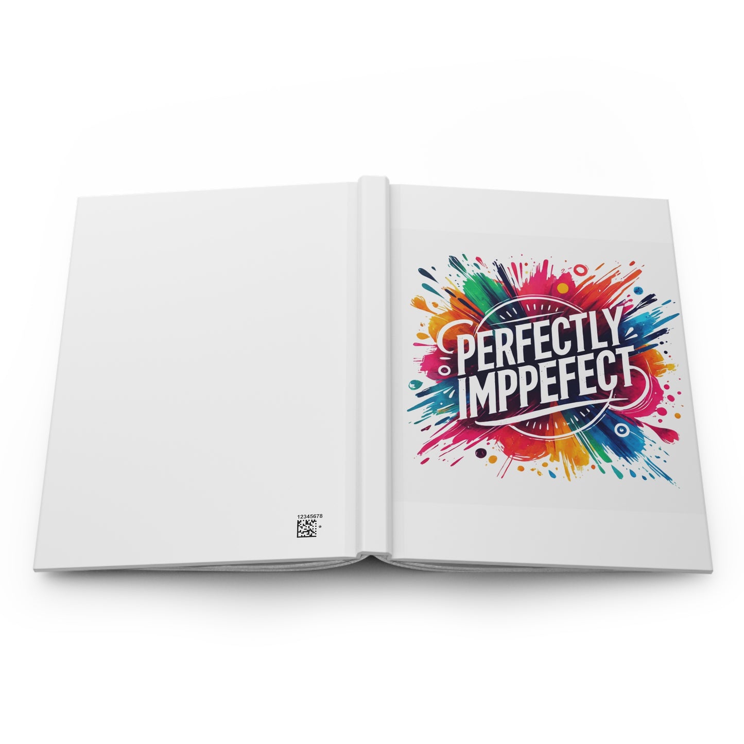 Hardcover Journal Matte - Perfectly Imperfect - White