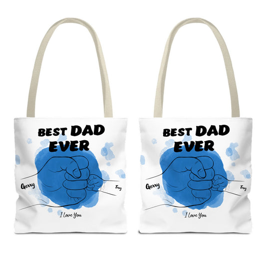 Customized Tote Bag (AOP) - Best Dad Ever