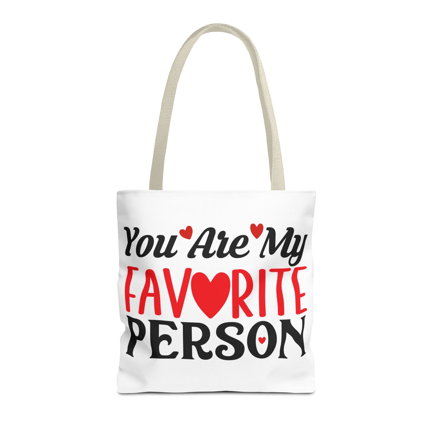 Valentine's - Tote Bag (AOP) - You Are My Favorite Person