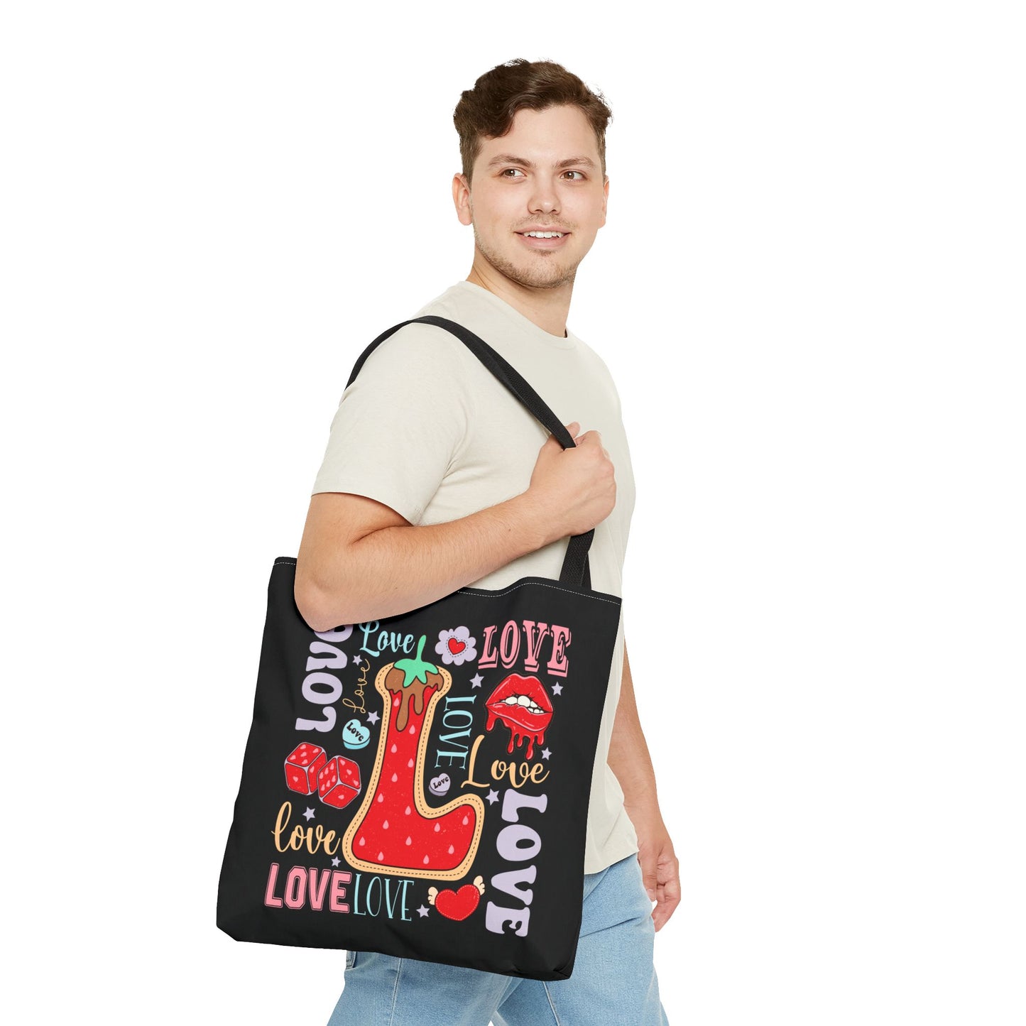 Valentine's - Tote Bag (AOP) - Love Design