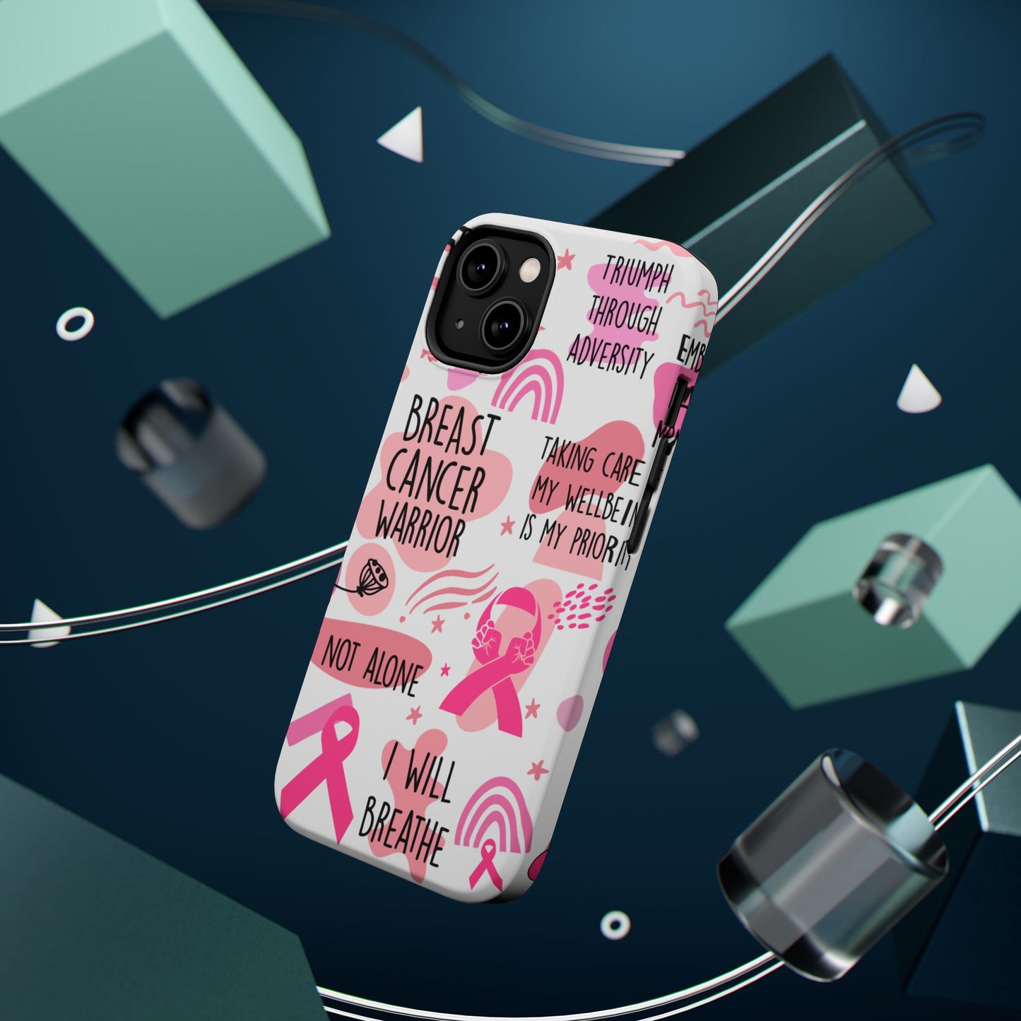 Magnetic Tough Cases - Breast Cancer Warrior