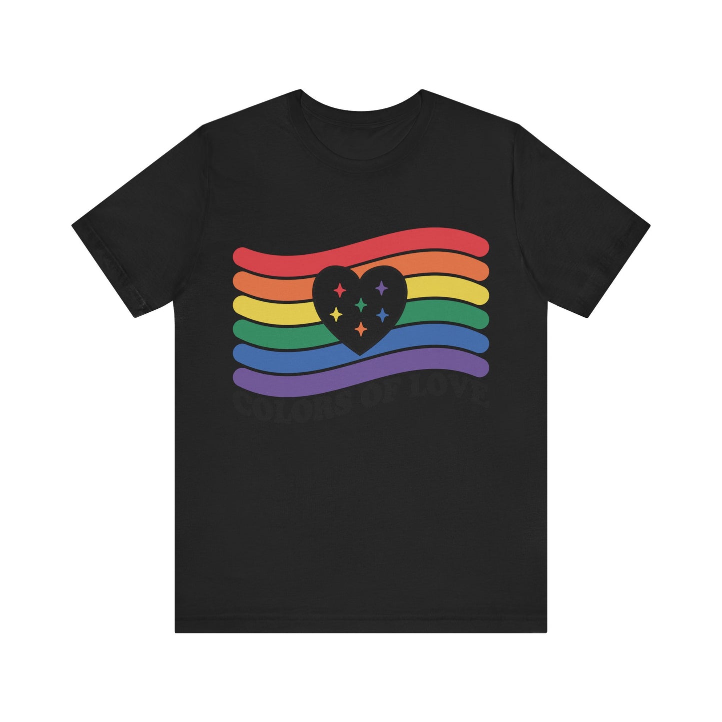 Valentines - Unisex Jersey Short Sleeve Tee - Colors Of Love