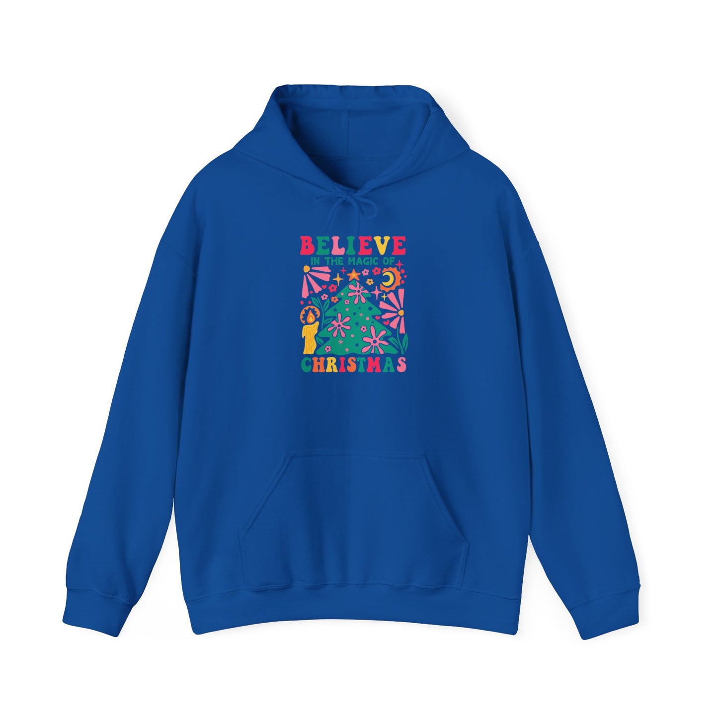 Christmas - Unisex Heavy Blend™ Hooded Sweatshirt - Believe In The Magic Of Christmas