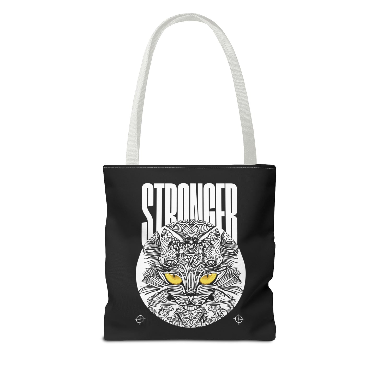 Tote Bag (AOP) - Stronger - Black