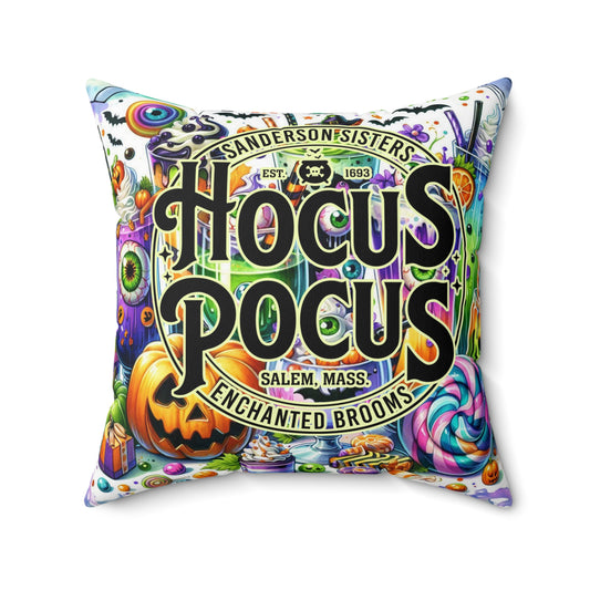 Halloween - Spun Polyester Square Pillow - Hocus Pocus