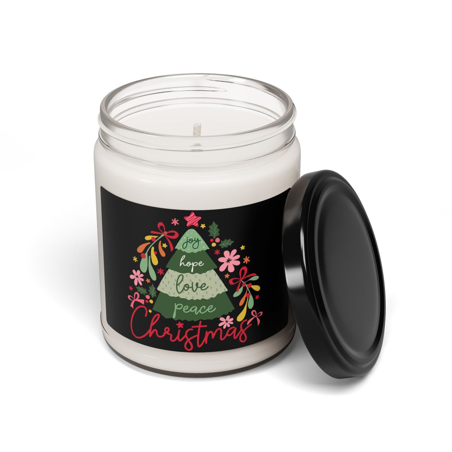 Christmas - Scented Soy Candle, 9oz - Christmas Tree