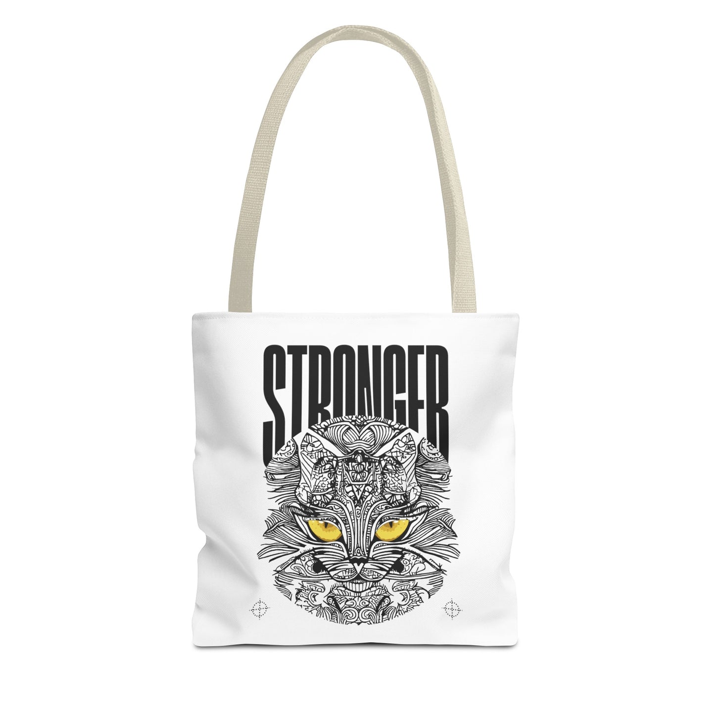 Tote Bag (AOP) - Stronger - White