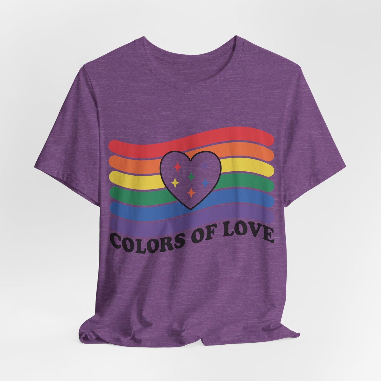 Valentines - Unisex Jersey Short Sleeve Tee - Colors Of Love