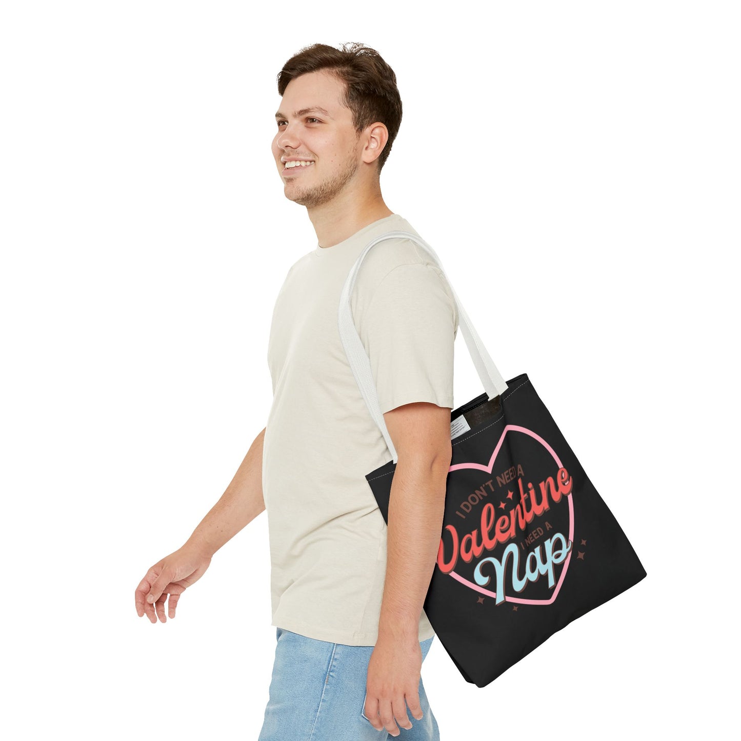 Valentine's - Tote Bag (AOP) - Valentine Nap