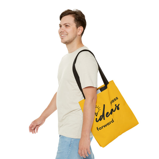 Tote Bag (AOP) - Pass Ideas Forward - Yellow