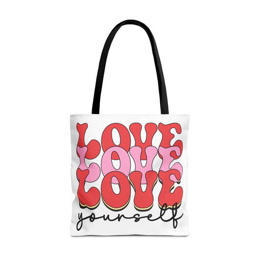 Valentine's - Tote Bag (AOP) - Love Yourself