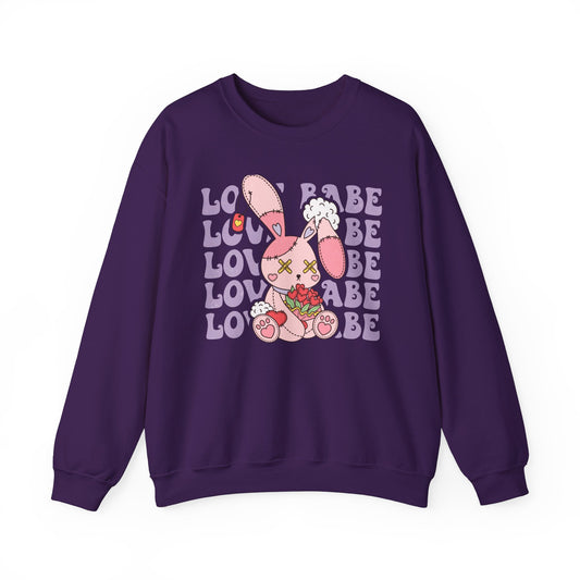 Valentine's - Unisex Heavy Blend™ Crewneck Sweatshirt - Love Babe