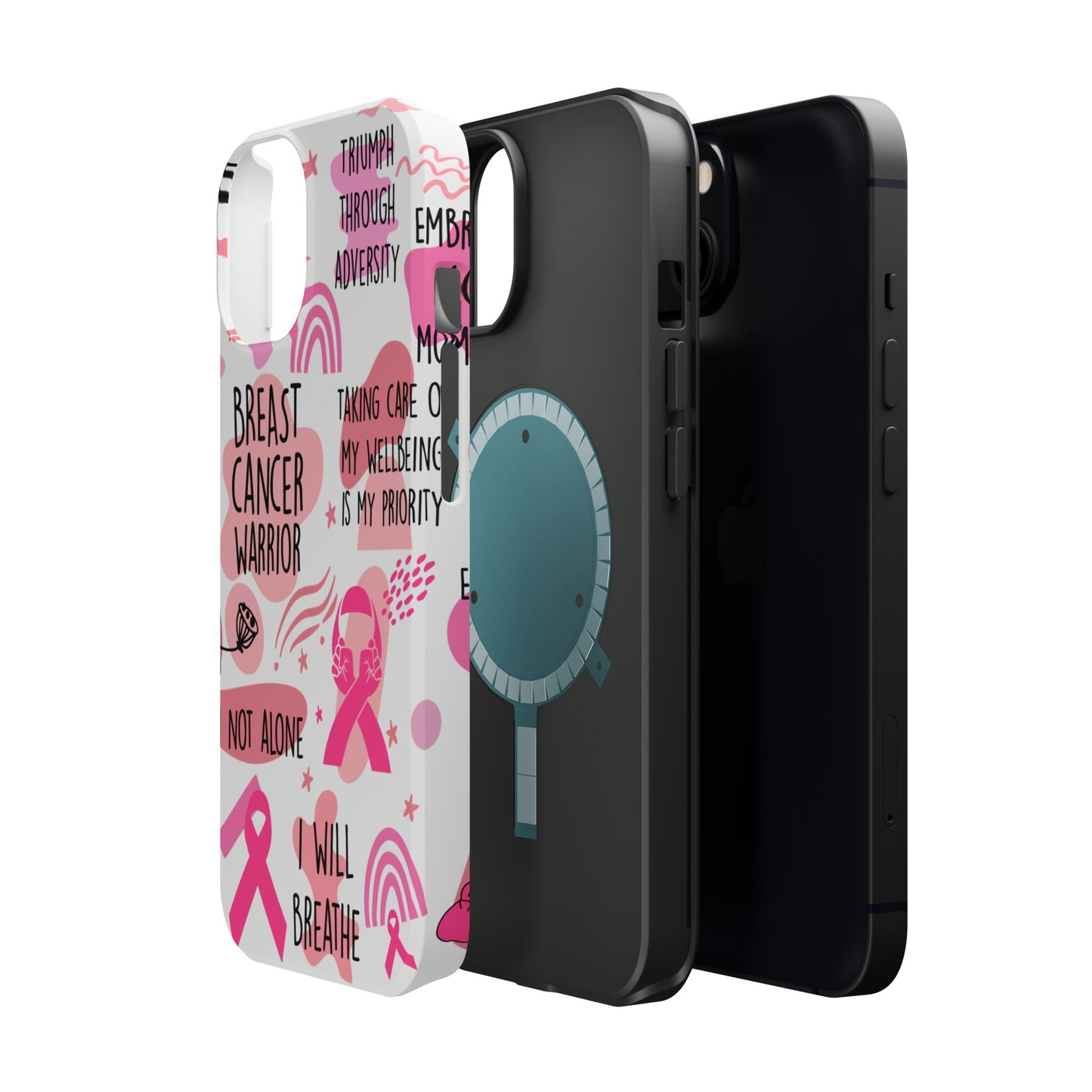 Magnetic Tough Cases - Breast Cancer Warrior