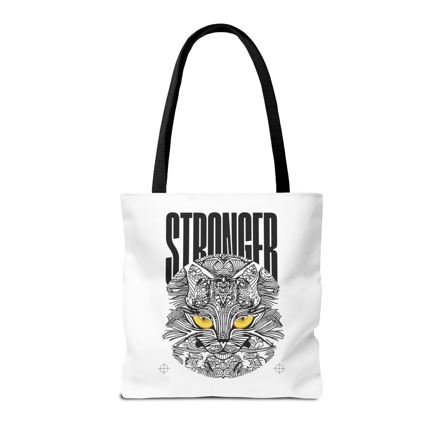 Tote Bag (AOP) - Stronger - White