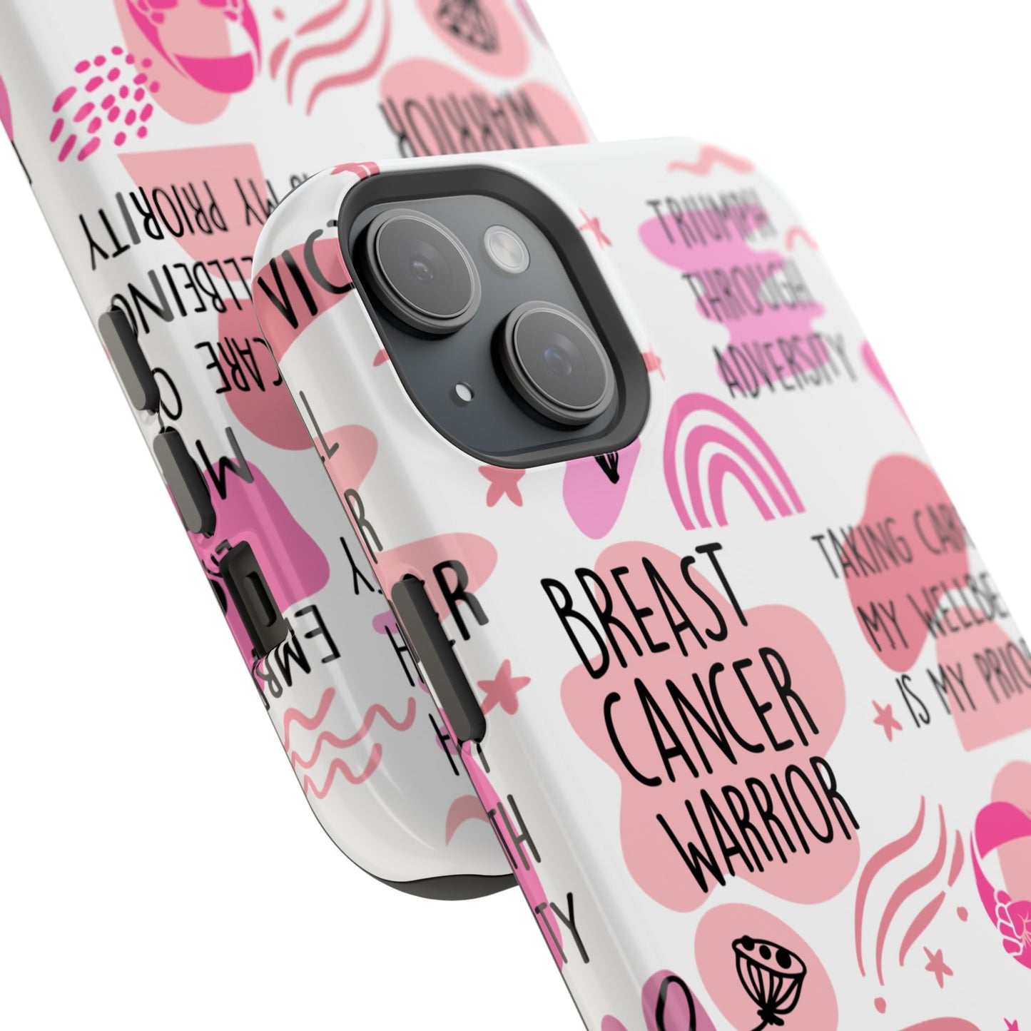 Magnetic Tough Cases - Breast Cancer Warrior