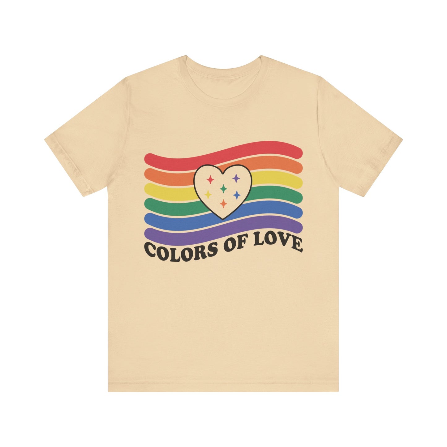 Valentines - Unisex Jersey Short Sleeve Tee - Colors Of Love