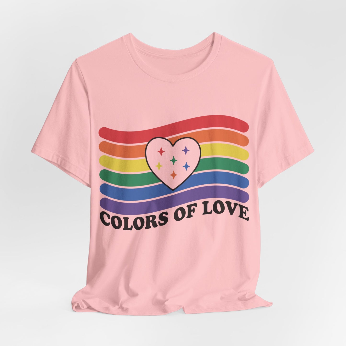 Valentines - Unisex Jersey Short Sleeve Tee - Colors Of Love