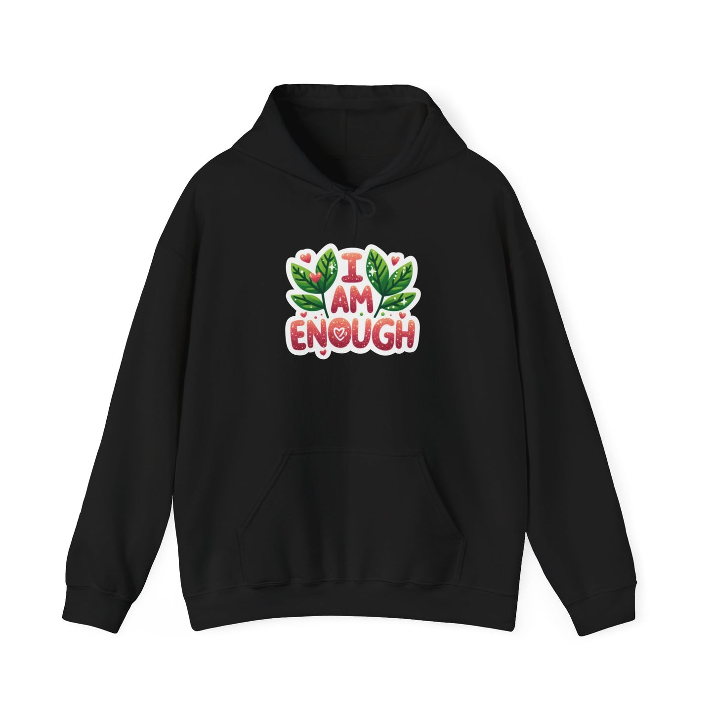 Unisex Heavy Blend™ Hooded Sweatshirt - I AM ENOUGH -