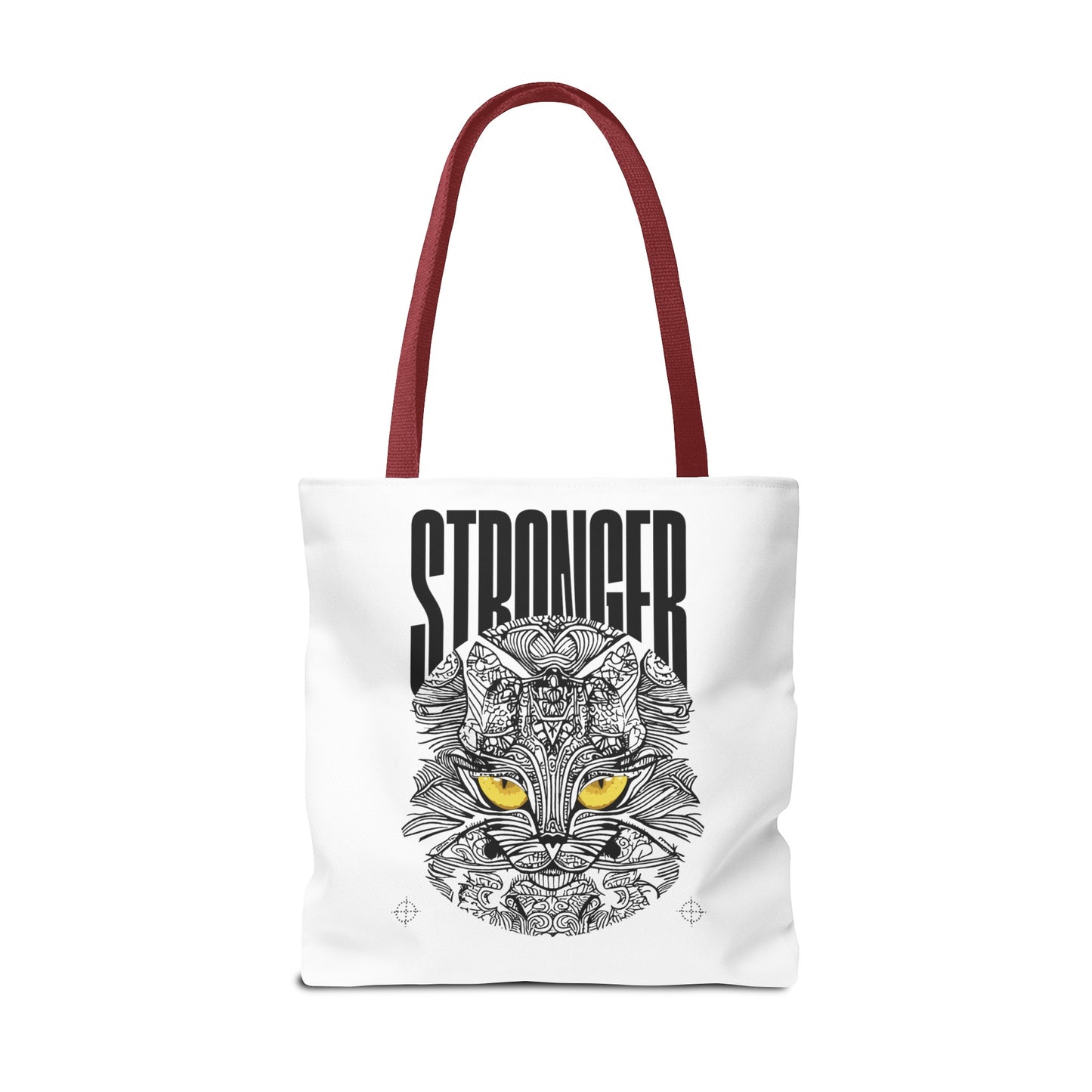 Tote Bag (AOP) - Stronger - White