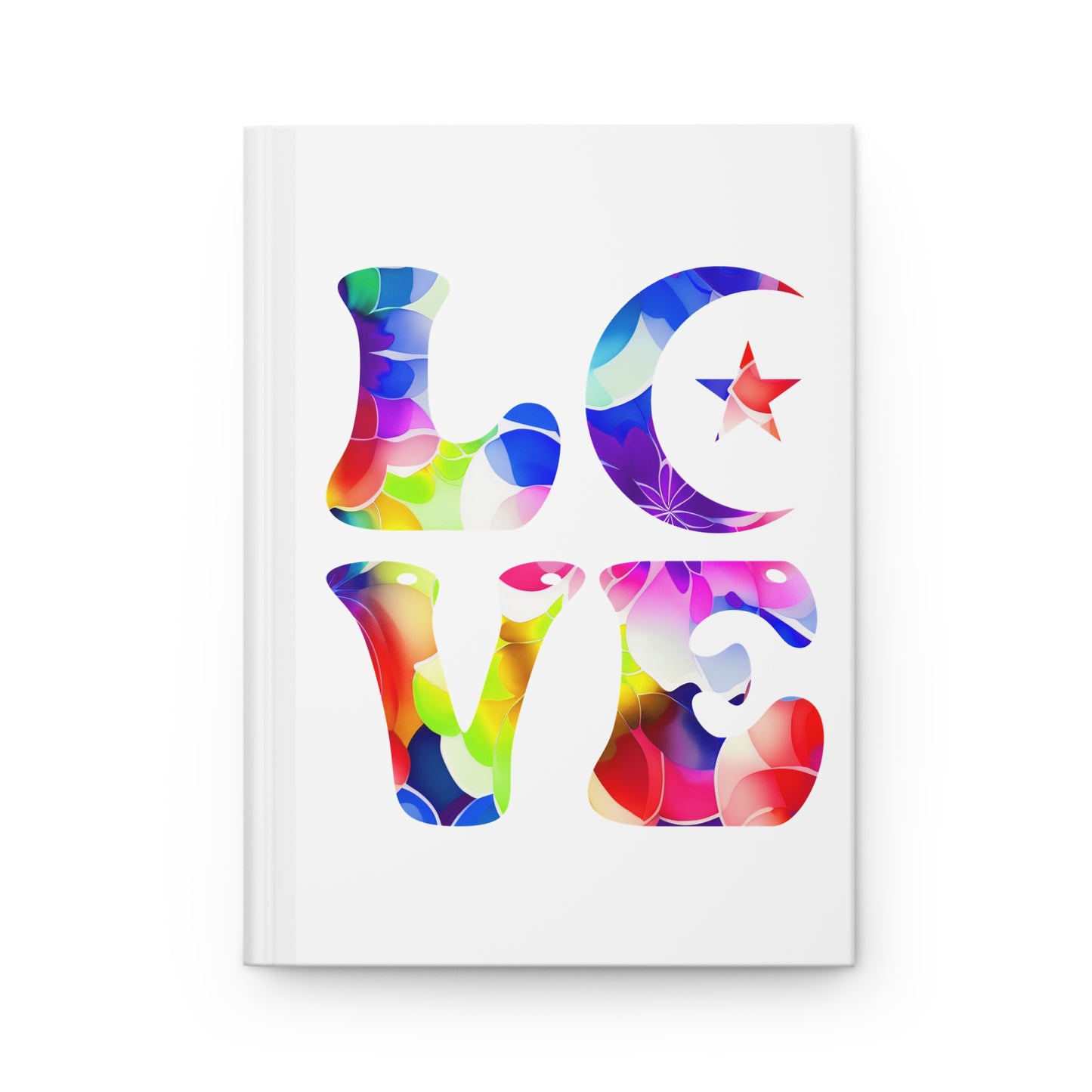 Valentine's - Hardcover Journal Matte - Colorful Love Design