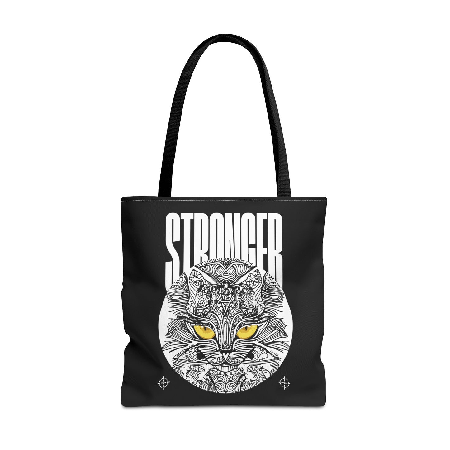 Tote Bag (AOP) - Stronger - Black