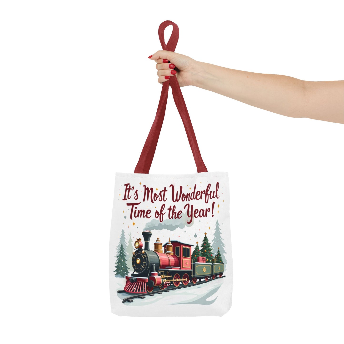 Christmas - Tote Bag (AOP) - It's Most Wonderful Time Of The Year