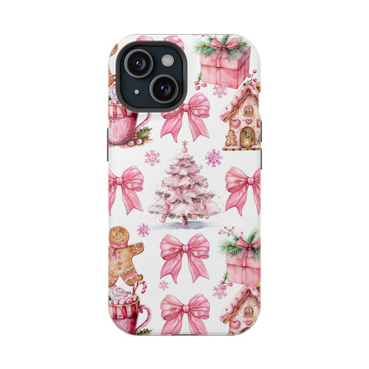 Christmas - Magnetic Tough Cases - Pink Christmas Tree