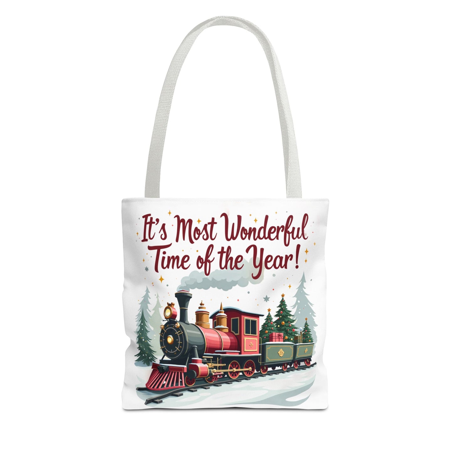 Christmas - Tote Bag (AOP) - It's Most Wonderful Time Of The Year