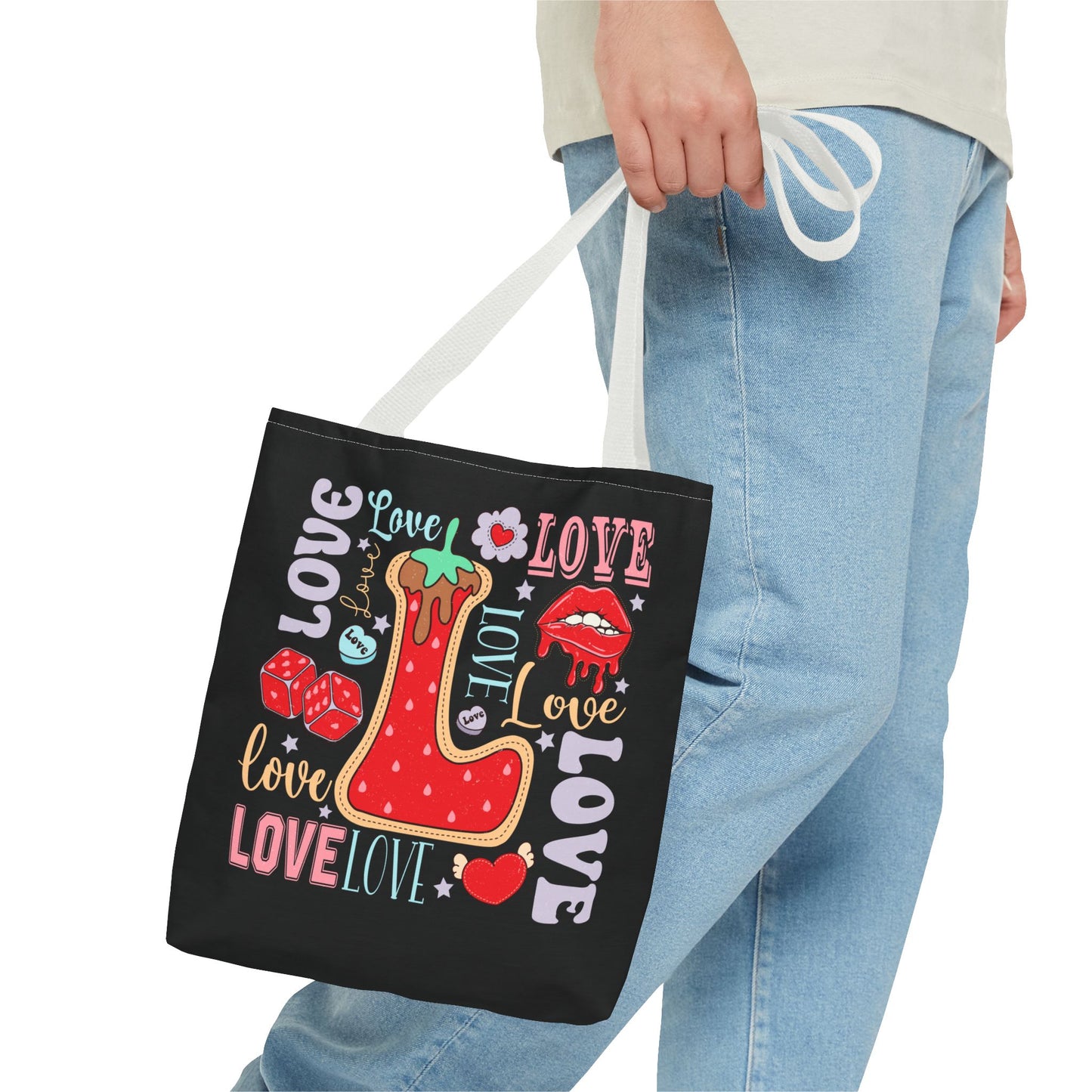 Valentine's - Tote Bag (AOP) - Love Design