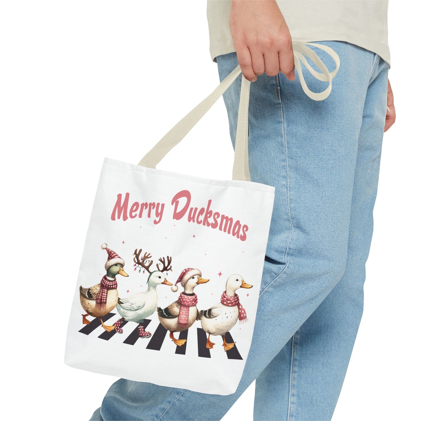 Christmas - Tote Bag (AOP) - Merry Ducksmas