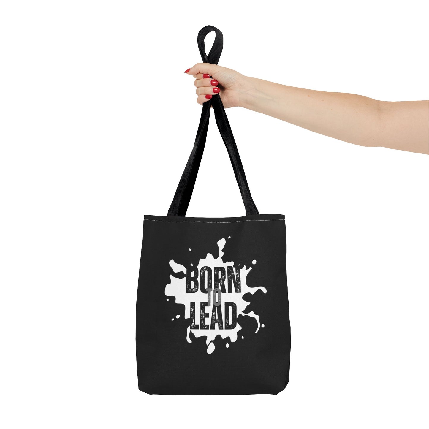 Tote Bag (AOP) - Born To Lead - Black