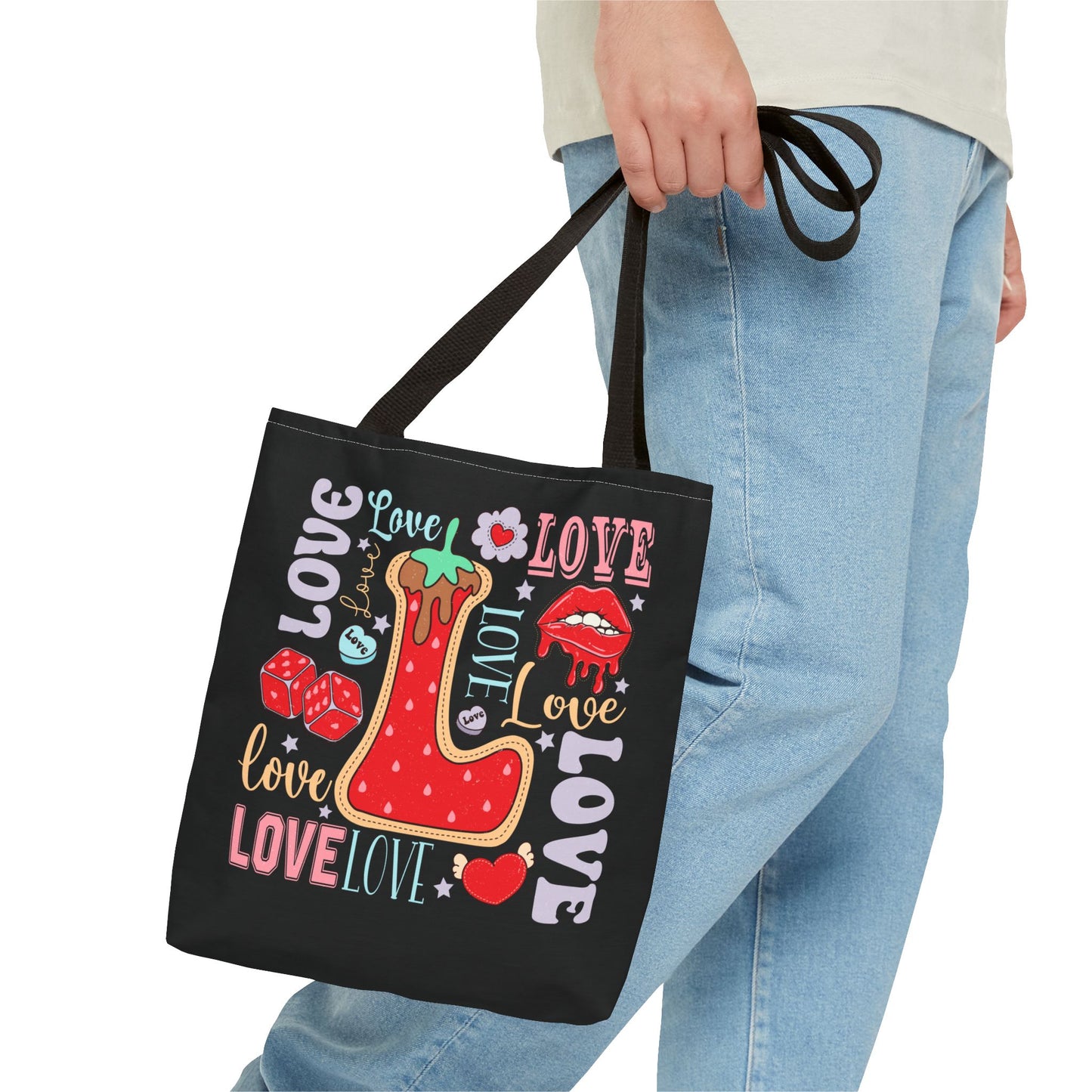 Valentine's - Tote Bag (AOP) - Love Design