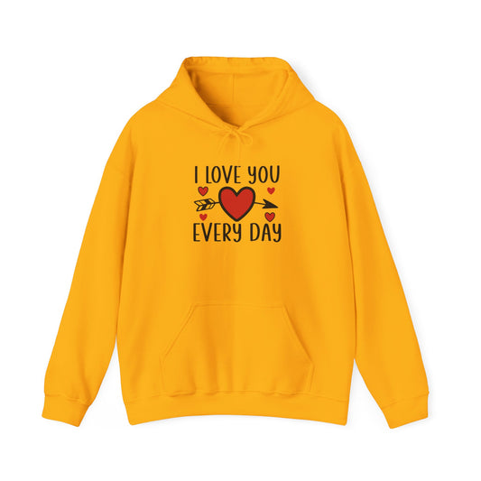 Valentine's - Unisex Heavy Blend™ Hooded Sweatshirt - I Love You Every Day