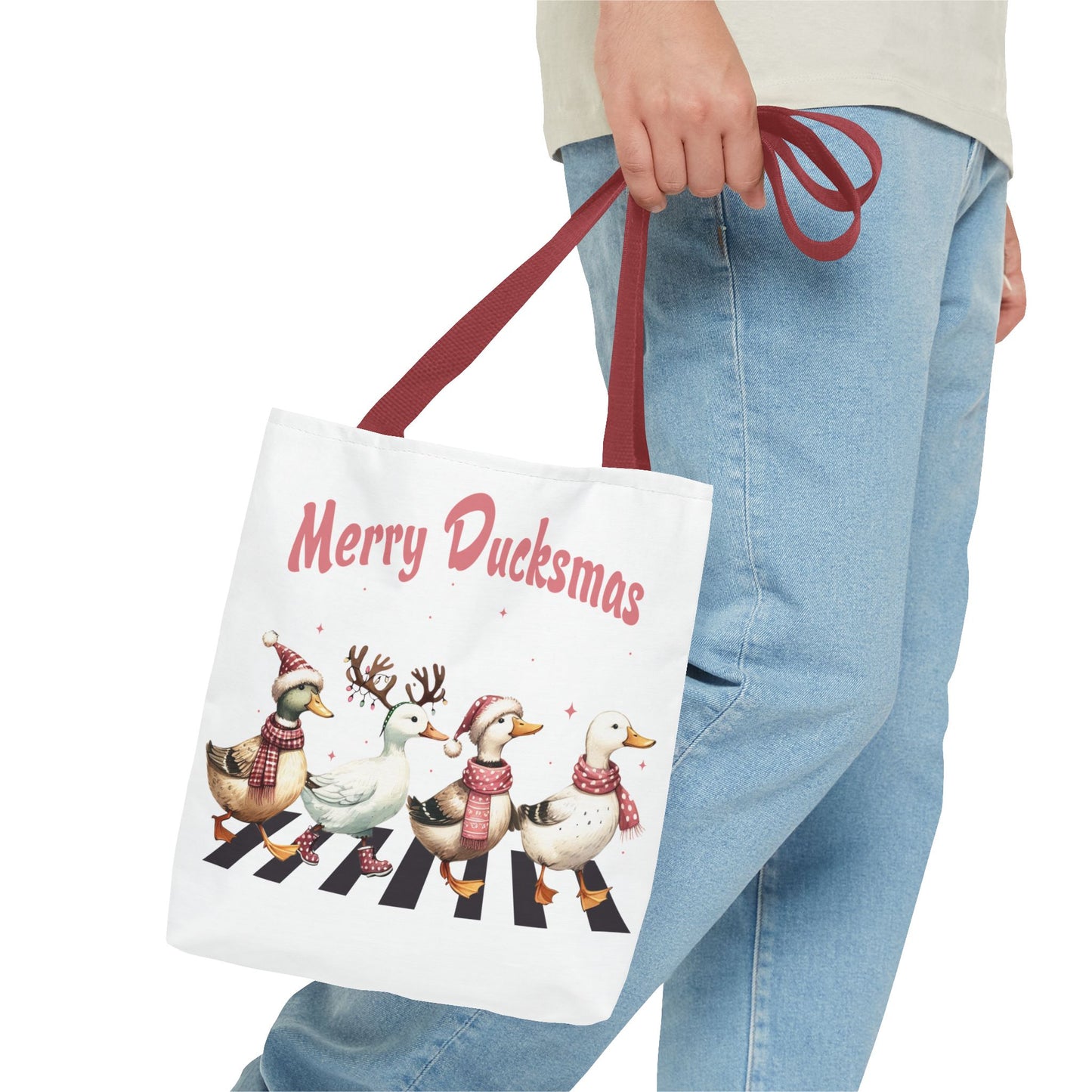 Christmas - Tote Bag (AOP) - Merry Ducksmas