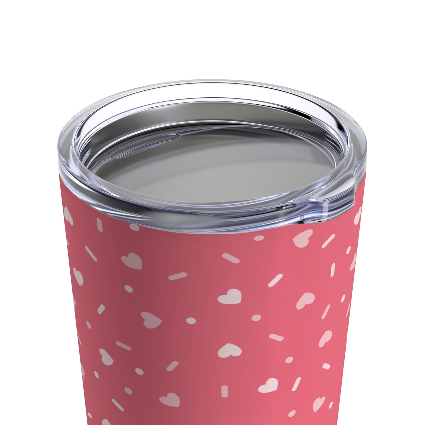 Valentine's  - Stainless Steel Tumbler 20oz - Sprinkle Pink