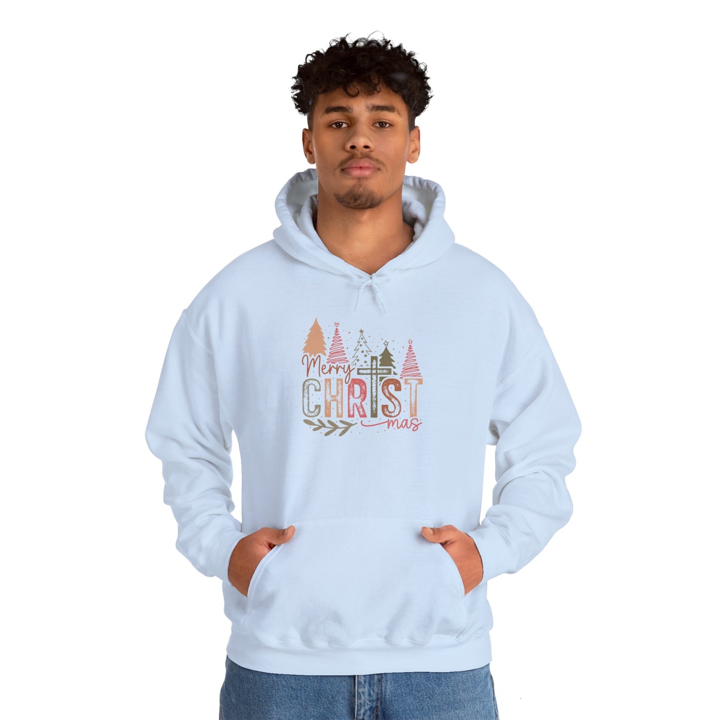 Christmas - Unisex Heavy Blend™ Hooded Sweatshirt - merry Christ mas