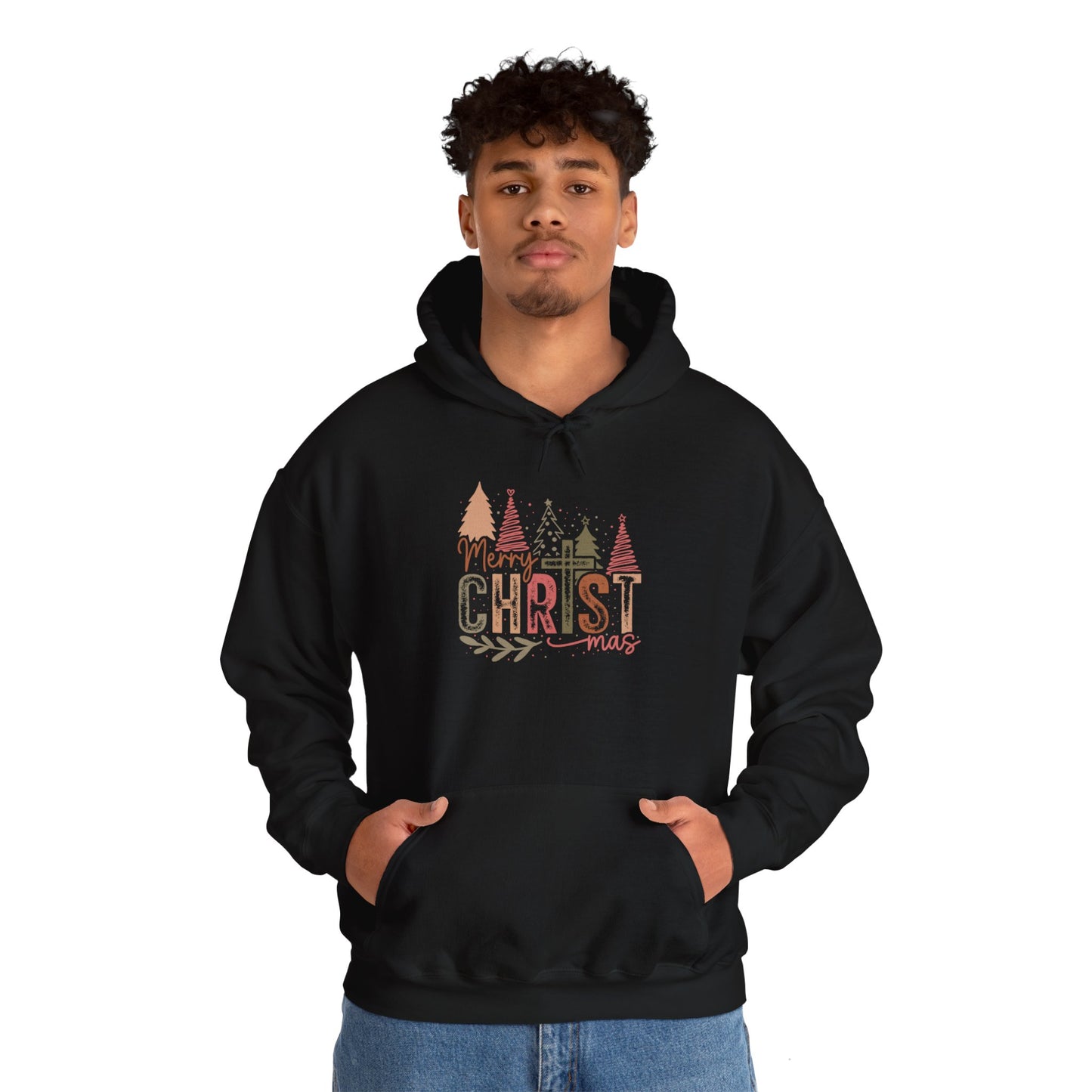 Christmas - Unisex Heavy Blend™ Hooded Sweatshirt - merry Christ mas