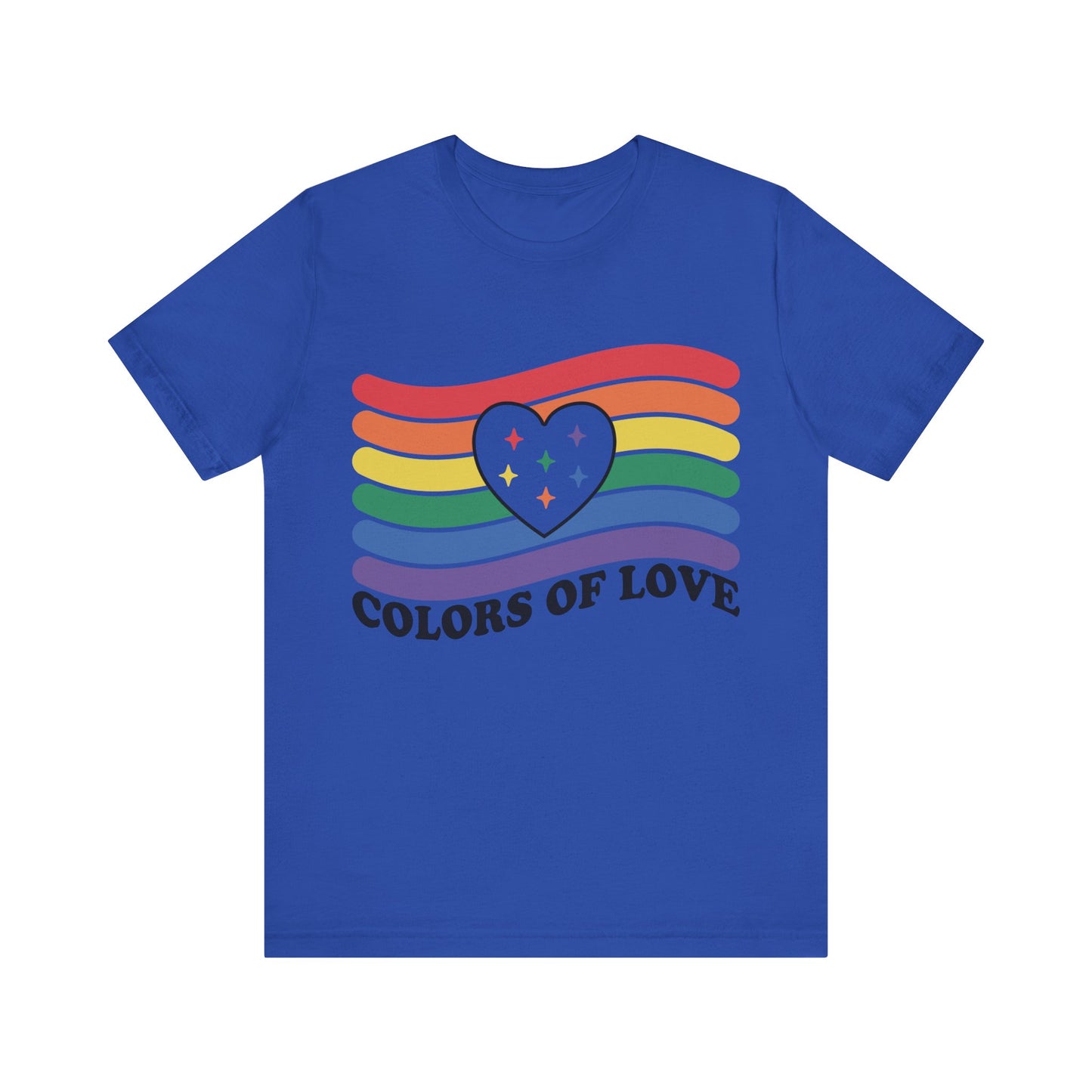 Valentines - Unisex Jersey Short Sleeve Tee - Colors Of Love