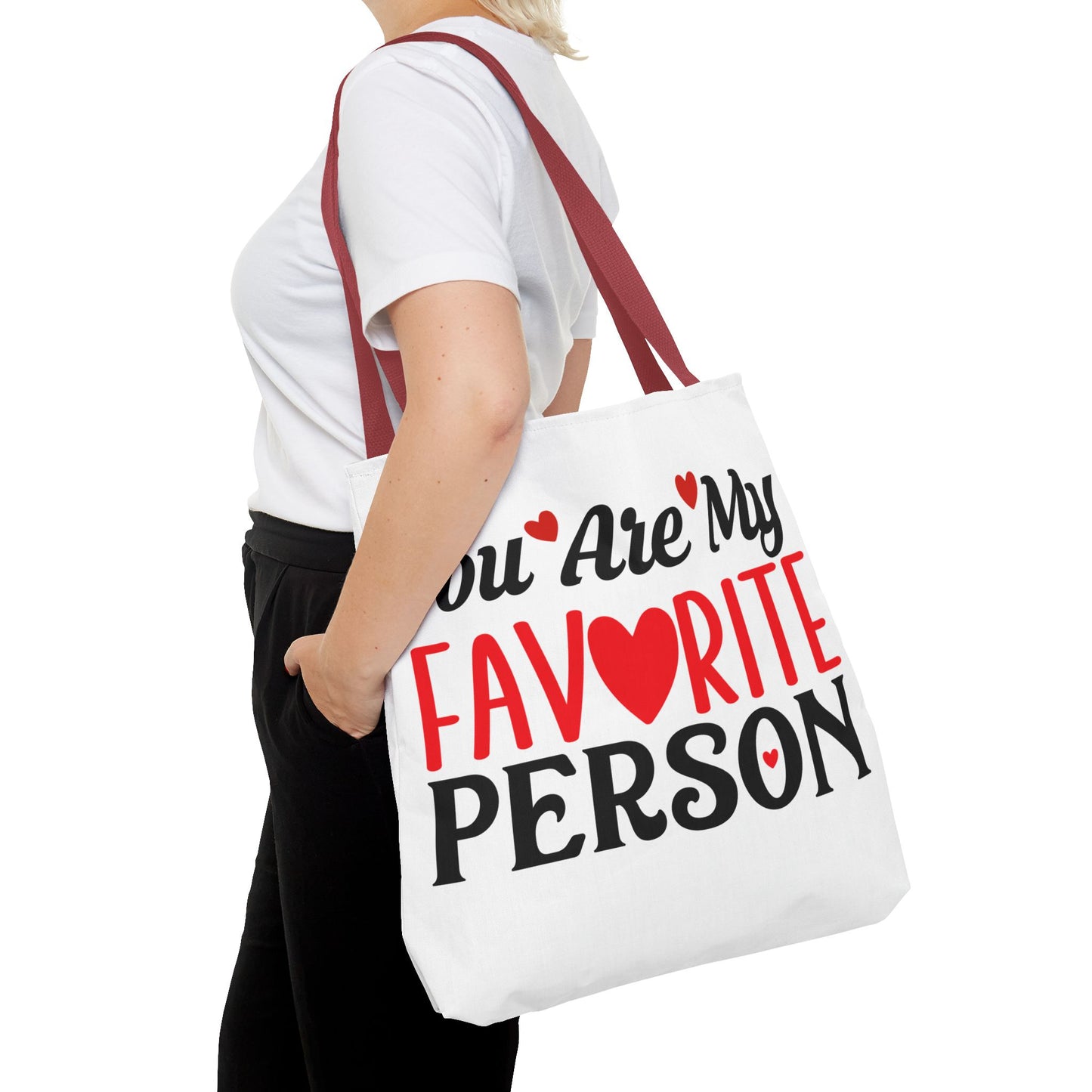 Valentine's - Tote Bag (AOP) - You Are My Favorite Person