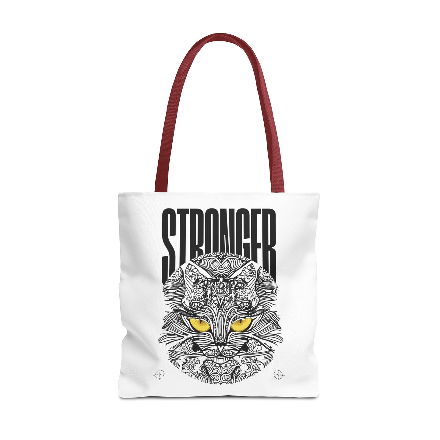 Tote Bag (AOP) - Stronger - White