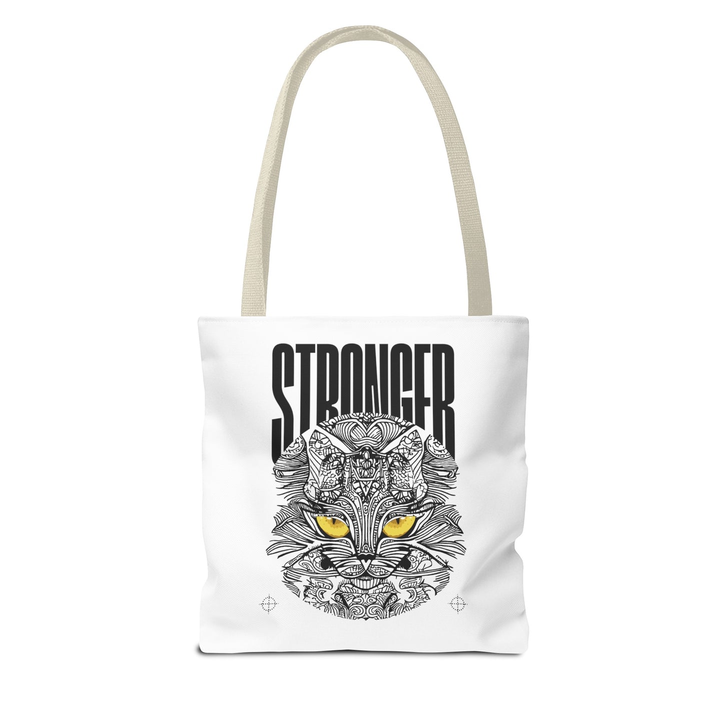 Tote Bag (AOP) - Stronger - White