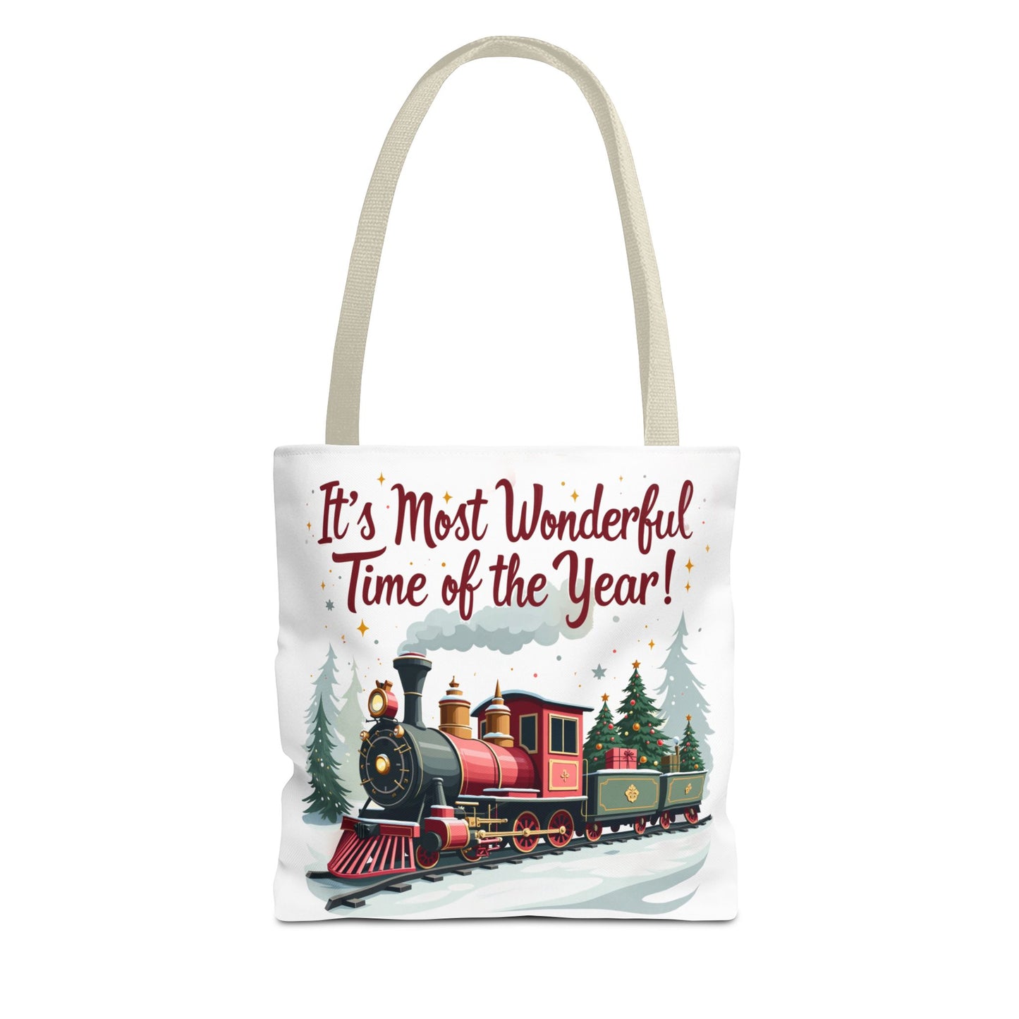 Christmas - Tote Bag (AOP) - It's Most Wonderful Time Of The Year