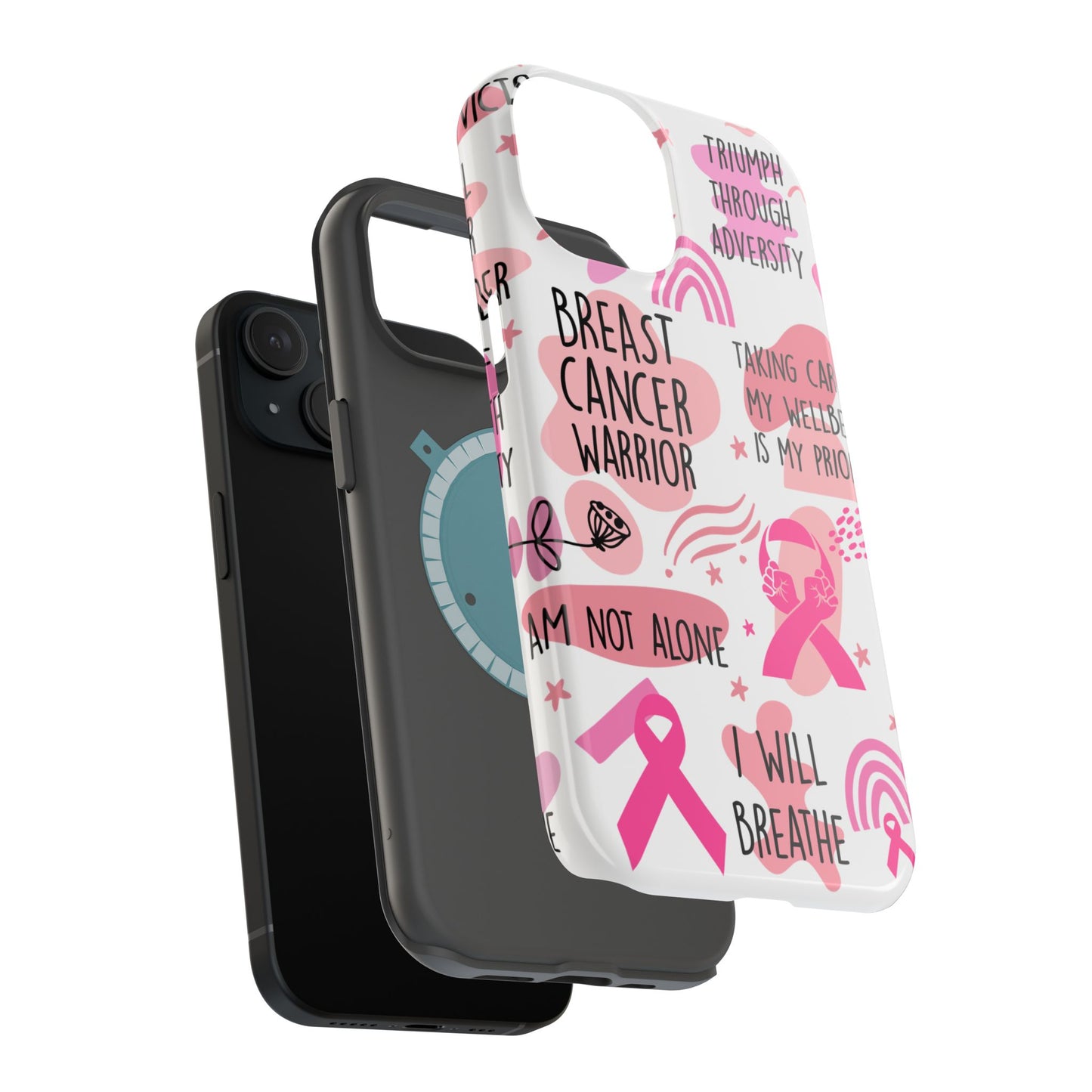 Magnetic Tough Cases - Breast Cancer Warrior