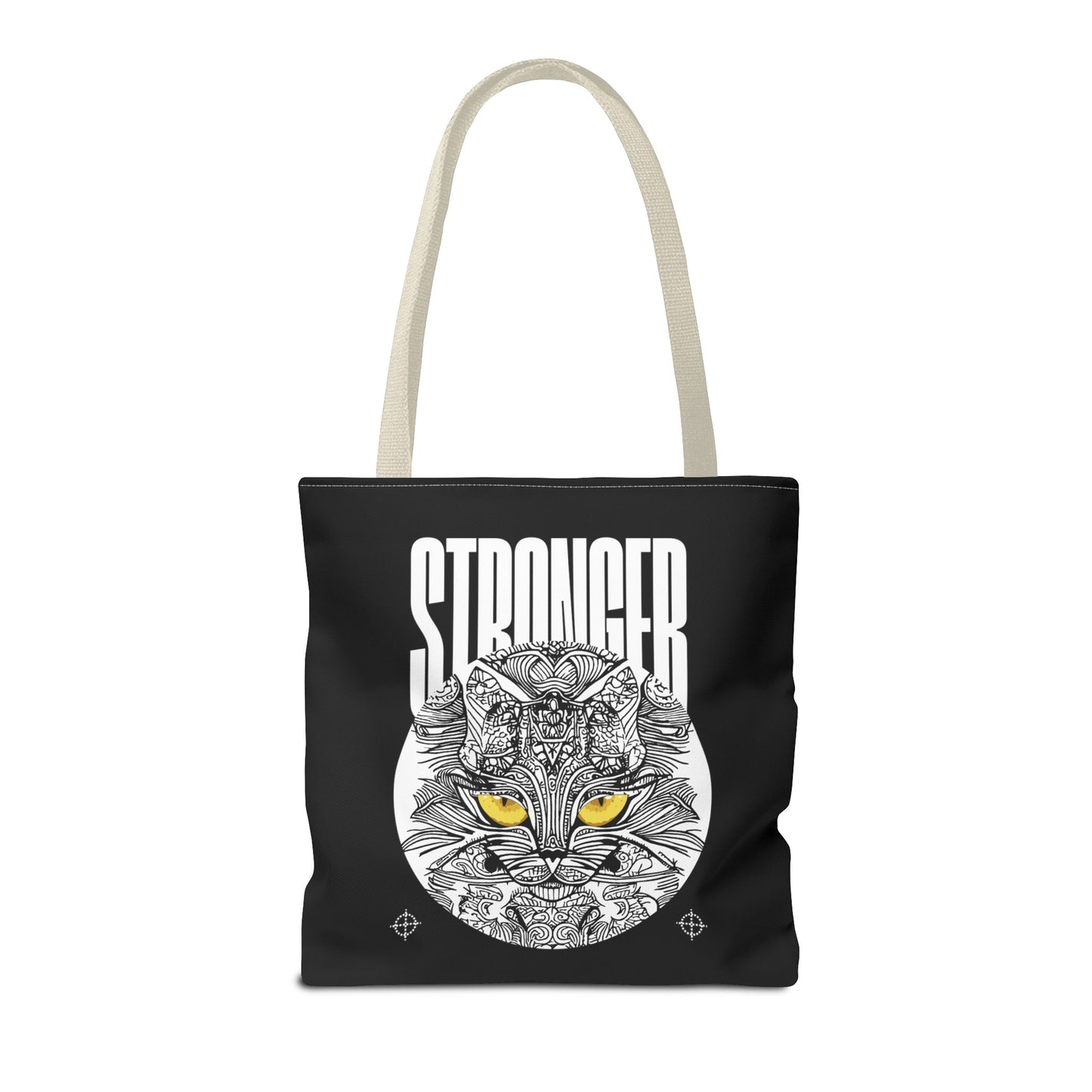 Tote Bag (AOP) - Stronger - Black