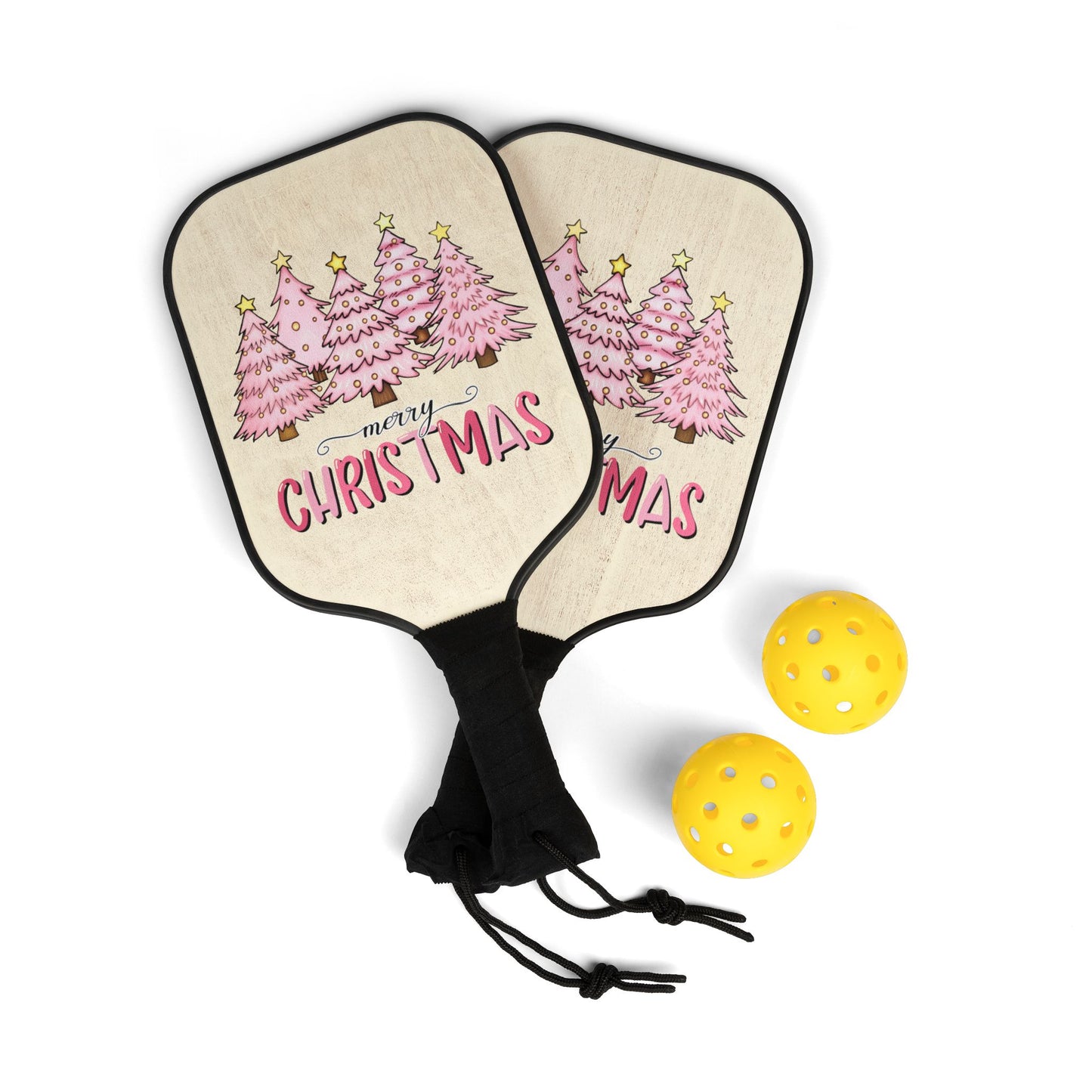 Christmas - Pickleball Kit - Merry Christmas Tree