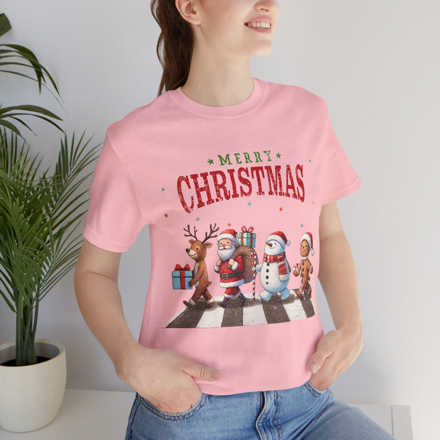 Christmas - Unisex Jersey Short Sleeve Tee - Santa Team