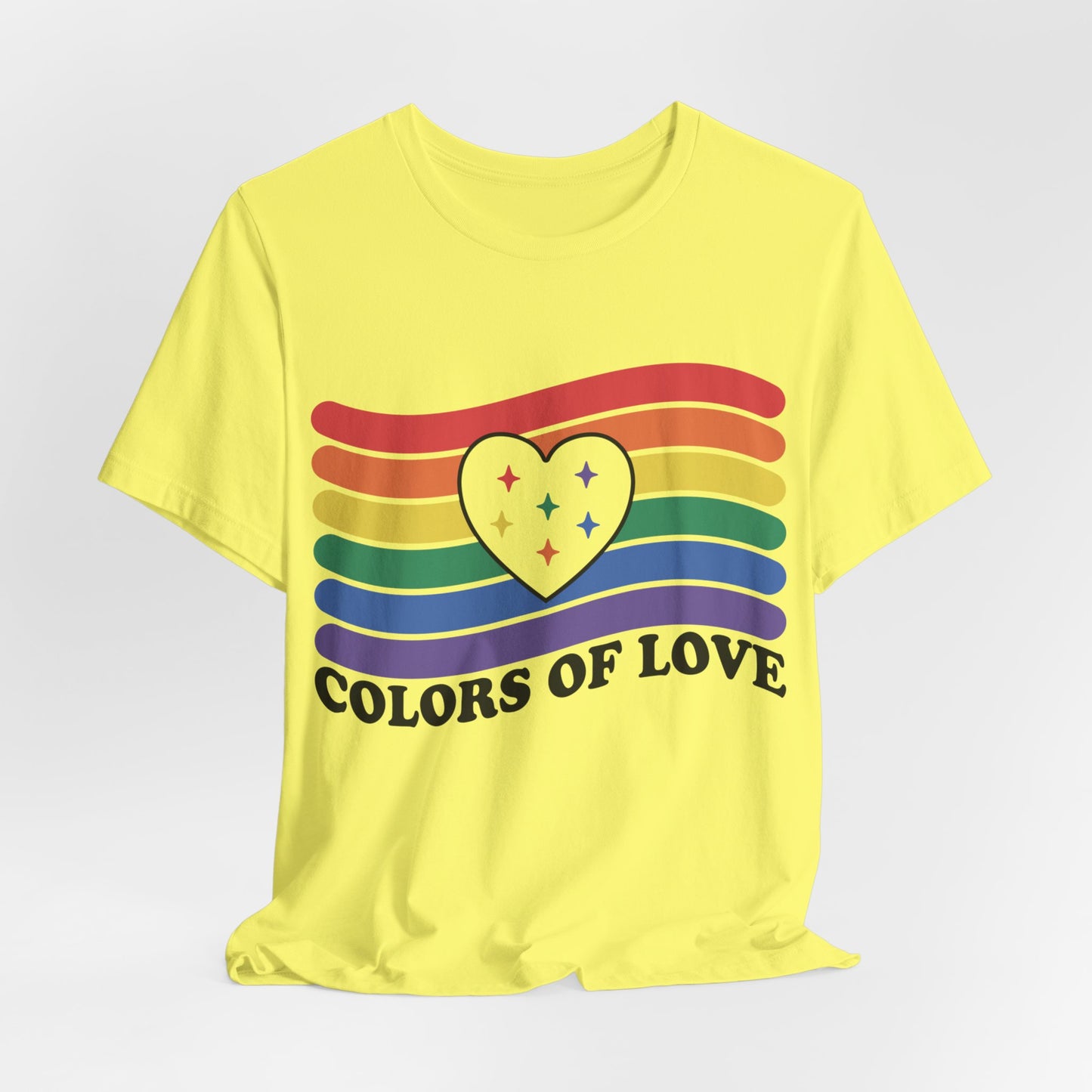 Valentines - Unisex Jersey Short Sleeve Tee - Colors Of Love