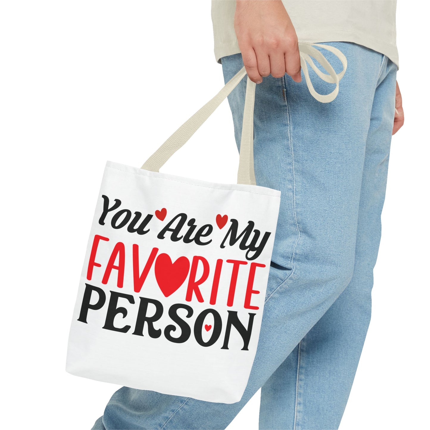 Valentine's - Tote Bag (AOP) - You Are My Favorite Person